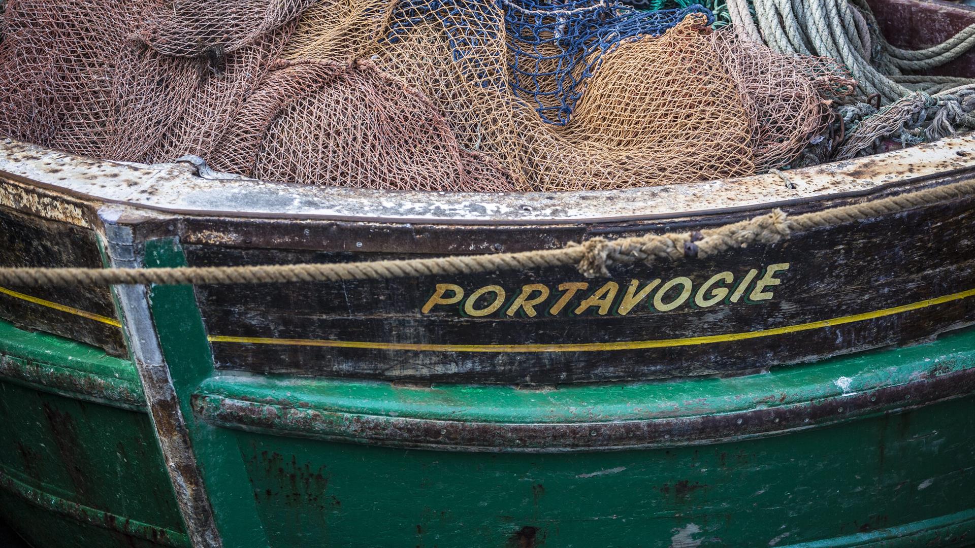 Portavogie name on boat