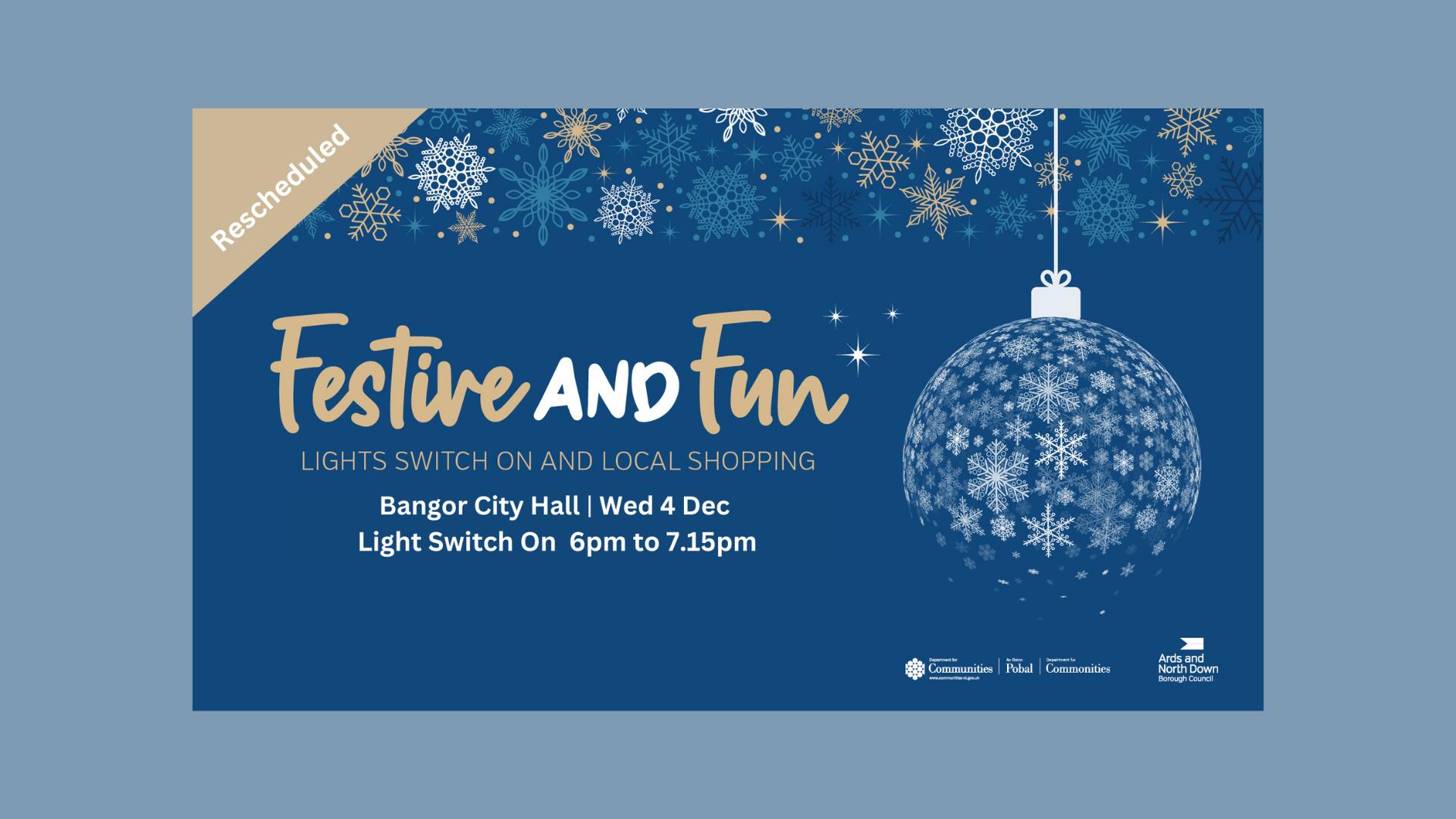 Festive AND Fun promotion graphic
