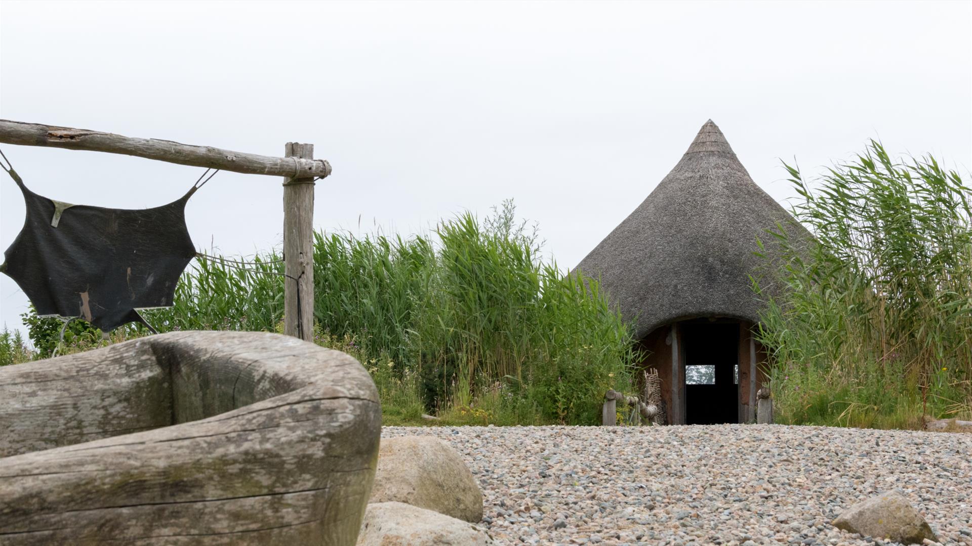 Crannog hut at Castle Espie