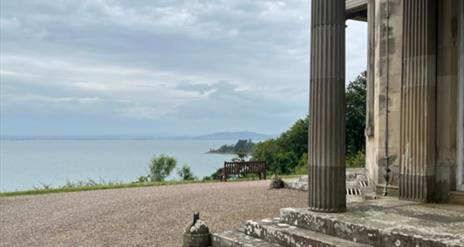 View over Strangford Lough from the Temple of the Winds Mount Stewart