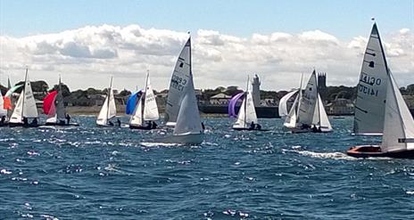 Sail boats on the water