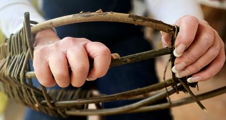 Weave a Willow Potato Basket