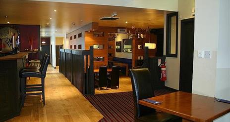 Restaurant bar area