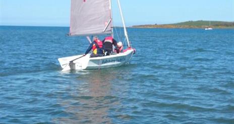 a photo of a boat on the water