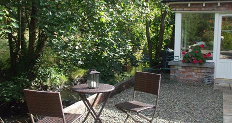 Outdoor seating area