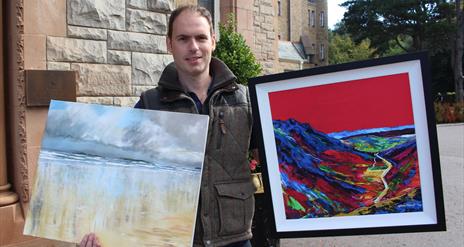 Artist Adrian Margey