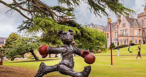 Art & Soul 2025 Sculpture - Bear with Boxing Gloves