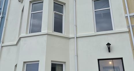 External front of accommodation
