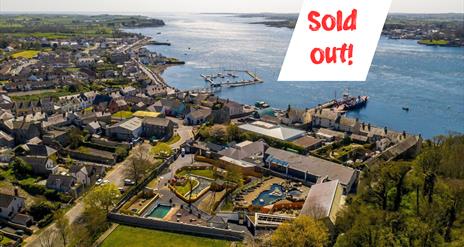 Image of Portaferry and Strangford Lough with the words Sold Out