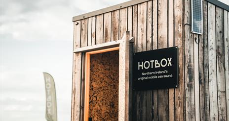 The sauna from outside