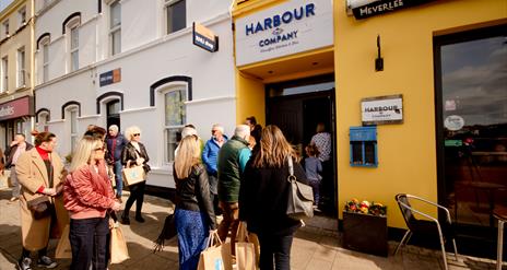 A group enjoying a food tour in Donaghadee
