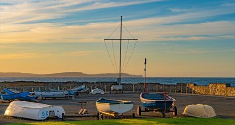 Images of boats at Groomsport Harbout