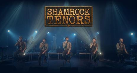 The Shamrock Tenors performing on stage