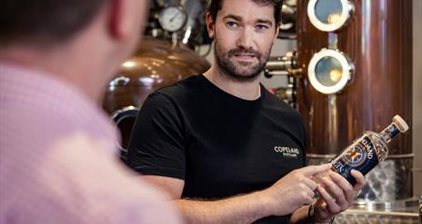 Distillery tours immerse visitors in the botanicals of the smuggler-inspired spirits