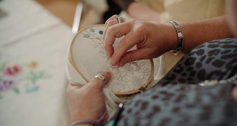 Try embroidery at the Ulster Folk Museum as part of this year's  Leid and Lairn Festival.