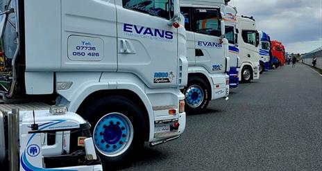Images of trucks at Kirkistown racecourse