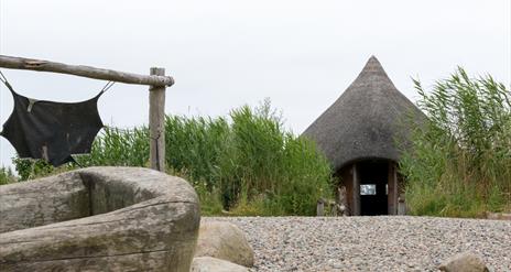 Crannog hut at Castle Espie