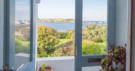 View front door showing Whiterock Bay
