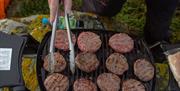 Barbecue on island on Strangford Lough