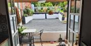 French doors to sitting area and garden
