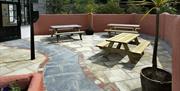 Outside seating area