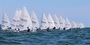 European youth sailing championships - ILCA6 class - on the water