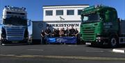 Trucks at the Track Committee with ANDBC Mayor Councillor Gillian McCollum, Councillors Pete Wray and Joe Boyle.