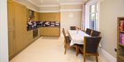 Kitchen and dining area