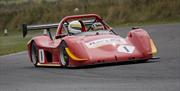 A race car on the circuit