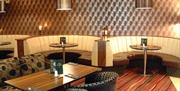Restaurant seating area booths