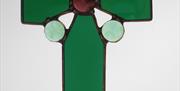 Handmade glass cross