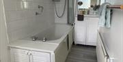 The Beech Room has a kingsize bed with full bathroom and the Spruce Room had a double bed and shower room