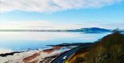 Stunning scenery of Strangford Lough with Scrabo Tower in background