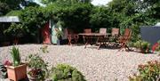 Outdoor seating area