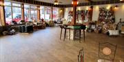 Inside shop