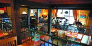 Inside dining area