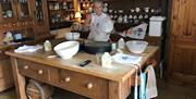 Tracey baking in her country kitchen