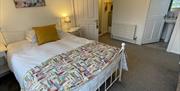 The Beech Room has a kingsize bed with full bathroom and the Spruce Room had a double bed and shower room
