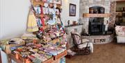 Inside shop