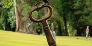 Art & Soul 2025 Sculpture - Key and Padlocks with Crow