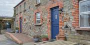 a photo of the back door of a house