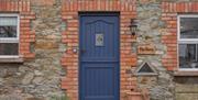 a photo of the back door of a house