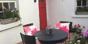 Outdoor seating area