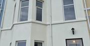 External front of accommodation