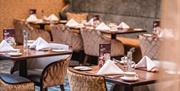 Restaurant seating area