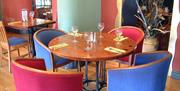 A table set for four