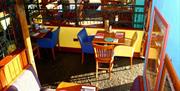 Inside dining area