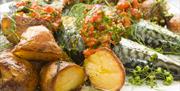 A dish using Comber Early potatoes