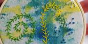 Embroidery by Heather of Wild & Crafted Creative Workshops