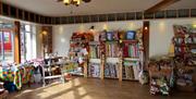 Inside shop